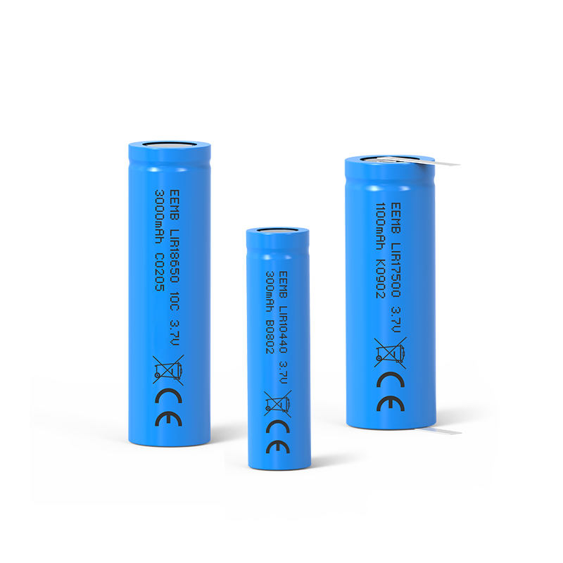 3.7 Volt - Rechargeable Li-ion 18650, 26650