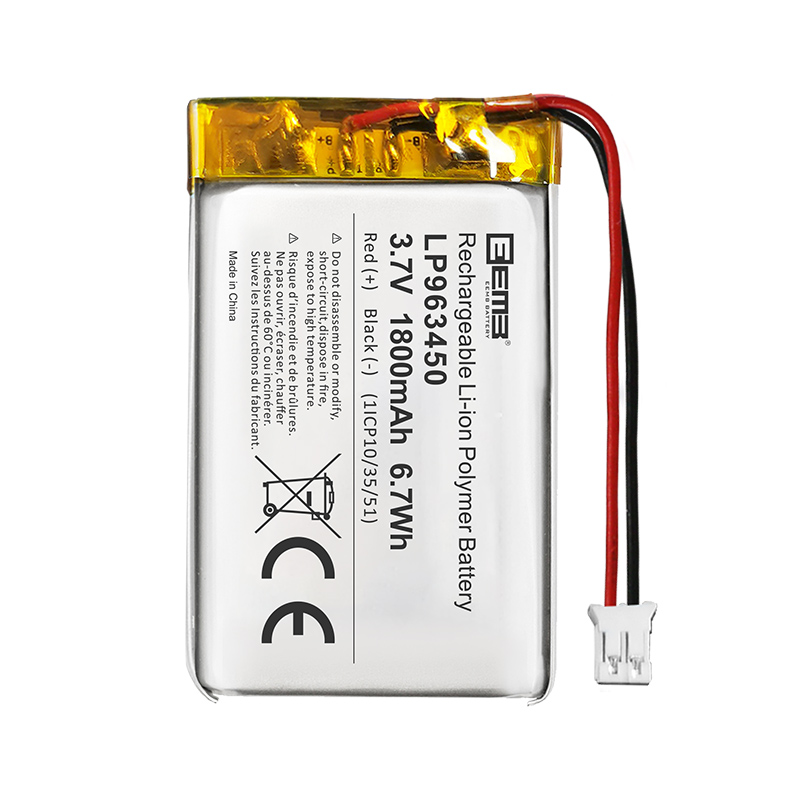 LP963450 3.7V Lithium Polymer Battery